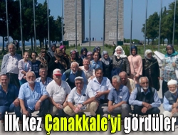 İlk kez Çanakkaleyi gördüler