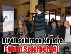 Büyükşehir’den köylerde eğitim seferberliği