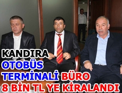 Kandıra Otobüs Terminali Büro 8 Bin Tl'ye Kiralandı