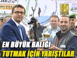 En büyük balığı tutmak için yarıştılar