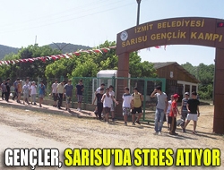 Gençler, Sarısu'da stres atıyor