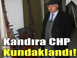 Kandıra CHP kundaklandı!