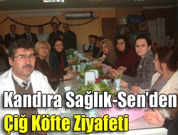 Kandıra Sağlık-Senden çiğ köfte ziyafeti