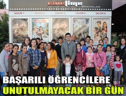 Başarılı öğrencilere unutulmayacak bir gün