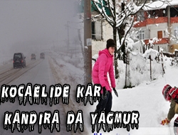 Kocaeli de Kar, Kandırada Yağmur