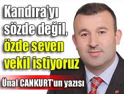 Kandırayı sözde değil, özde seven vekil istiyoruz