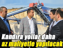 Kandıra yollar daha az maliyetle yapılacak