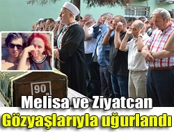 Melisa ve Ziyatcan gözyaşlarıyla uğurlandı