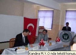 Kandıra M.Y.O nda tekstil konuşuldu