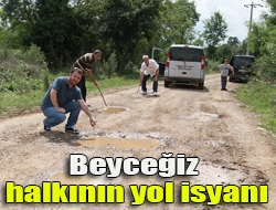 Beyceğiz halkının yol isyanı