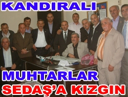 Kandıralı muhtarlar Sedaş'a kızgın