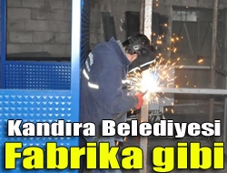 Kandıra Belediyesi fabrika gibi