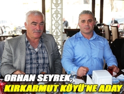 Orhan Seyrek, Kırkarmut Köyüne aday