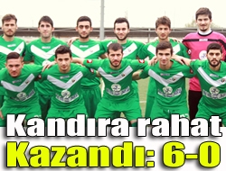 Kandıra rahat kazandı: 6-0