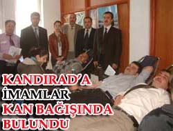 Kandıra'da imamlar kan bağışında bulundu