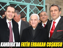 Kandırada Fatih Erbakan coşkusu