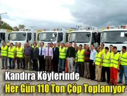 Kandıra köylerinde her gün 110 ton çöp toplanıyor