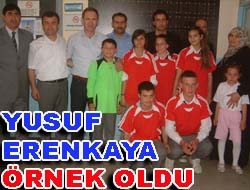 Yusuf Erenkaya örnek oldu