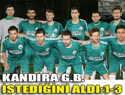 Kandıra G.B. istediğini aldı:1-3