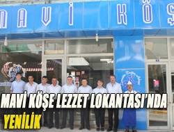 Mavi Köşe Lezzet Lokantasında yenilik