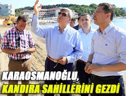 Karaosmanoğlu, Kandıra sahillerini gezdi