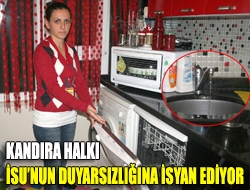 Kandıra halkı İSUnun duyarsızlığına isyan ediyor