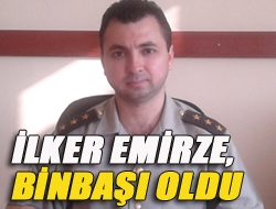 İlker Emirze, binbaşı oldu