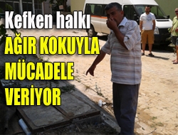 Kefken halkı ağır kokuyla mücadele veriyor