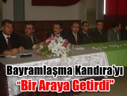 Bayramlaşma Kandıra’yı bir araya getirdi