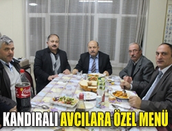 Kandıralı avcılara özel menü