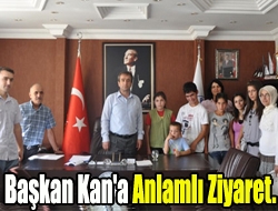 Başkan Kan'a Anlamlı Ziyaret.