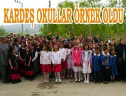 Kardeş okullar örnek oldu