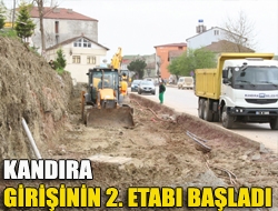 Kandıra girişinin 2. etabı başladı