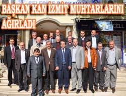 Başkan Kan İzmit muhtarlarını ağırladı