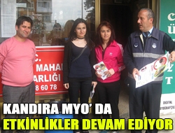 Kandıra MYO da etkinlikler devam ediyor