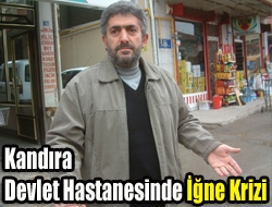 Kandıra Devlet Hastanesinde İğne Krizi