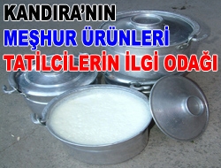 Kandıra'nın meşhur ürünleri tatilcilerin ilgi odağı