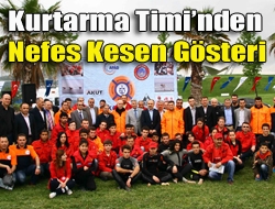 Kurtarma Timinden Nefes Kesen Gösteri