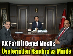 AK Parti İl Genel Meclis Üyelerinden Kandıraya müjde