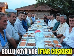 Bollu Köyünde iftar coşkusu