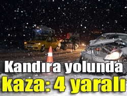 Kandıra yolunda kaza: 4 yaralı