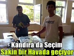 Kandıra'da seçim sakin bir havada geçiyor