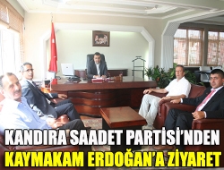 Kandıra Saadet Partisinden Kaymakam Erdoğana Ziyaret
