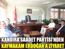 Kandıra Saadet Partisinden Kaymakam Erdoğana Ziyaret