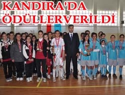 Kandıra'da ödüller verildi