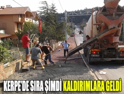 Kerpede sıra şimdi kaldırımlara geldi