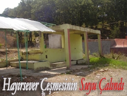 Hayırsever Çeşmesinin Suyu Çalındı