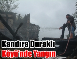 Kandıra Duraklı Köyünde yangın