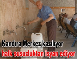 Kandıra Merkez kazılıyor halk susuzluktan isyan ediyor