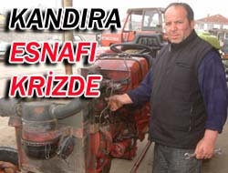 Kandıra esnafı krizde